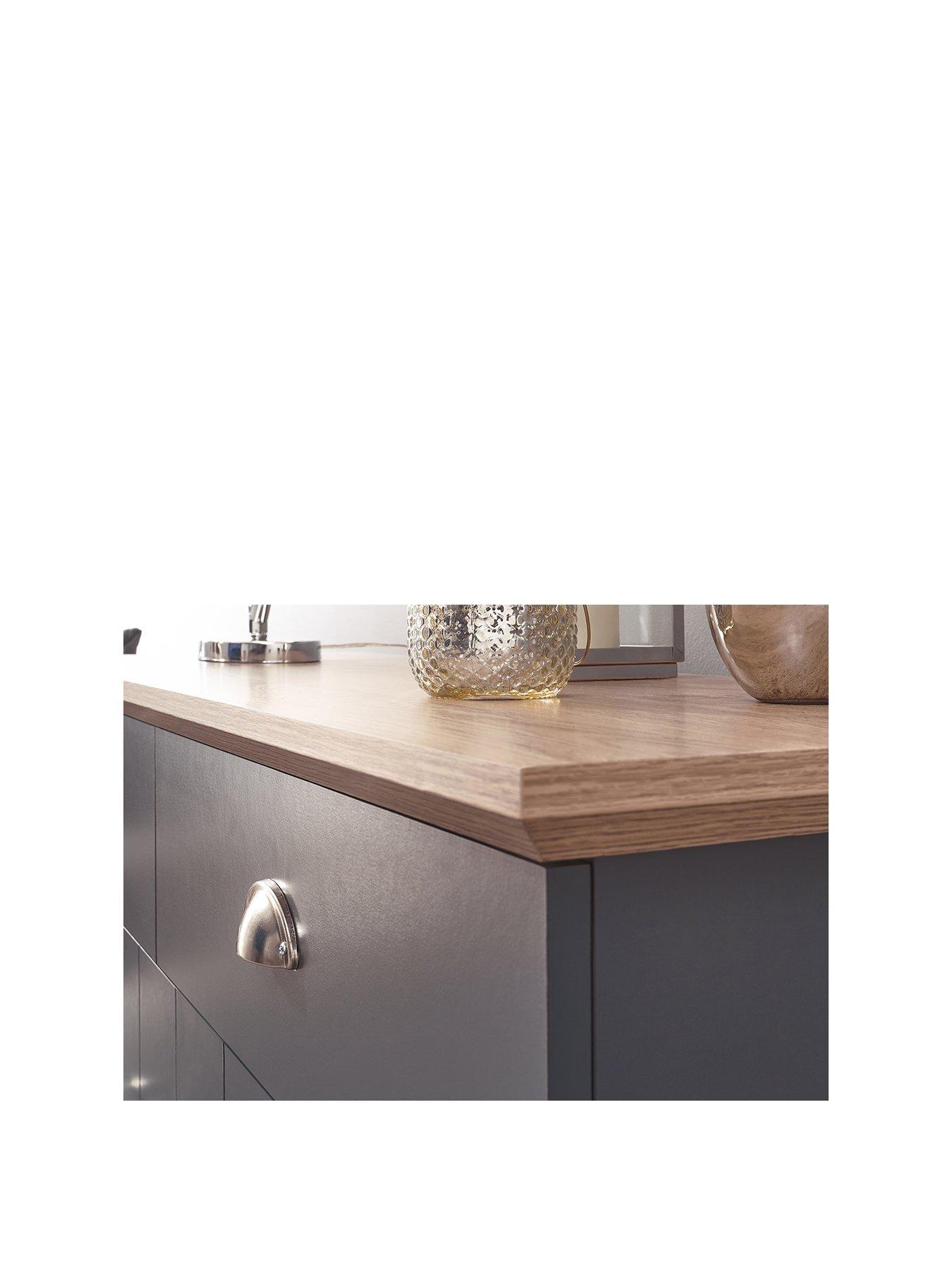 Image 3 of 6 of GFW Kendal Large Sideboard - Blue