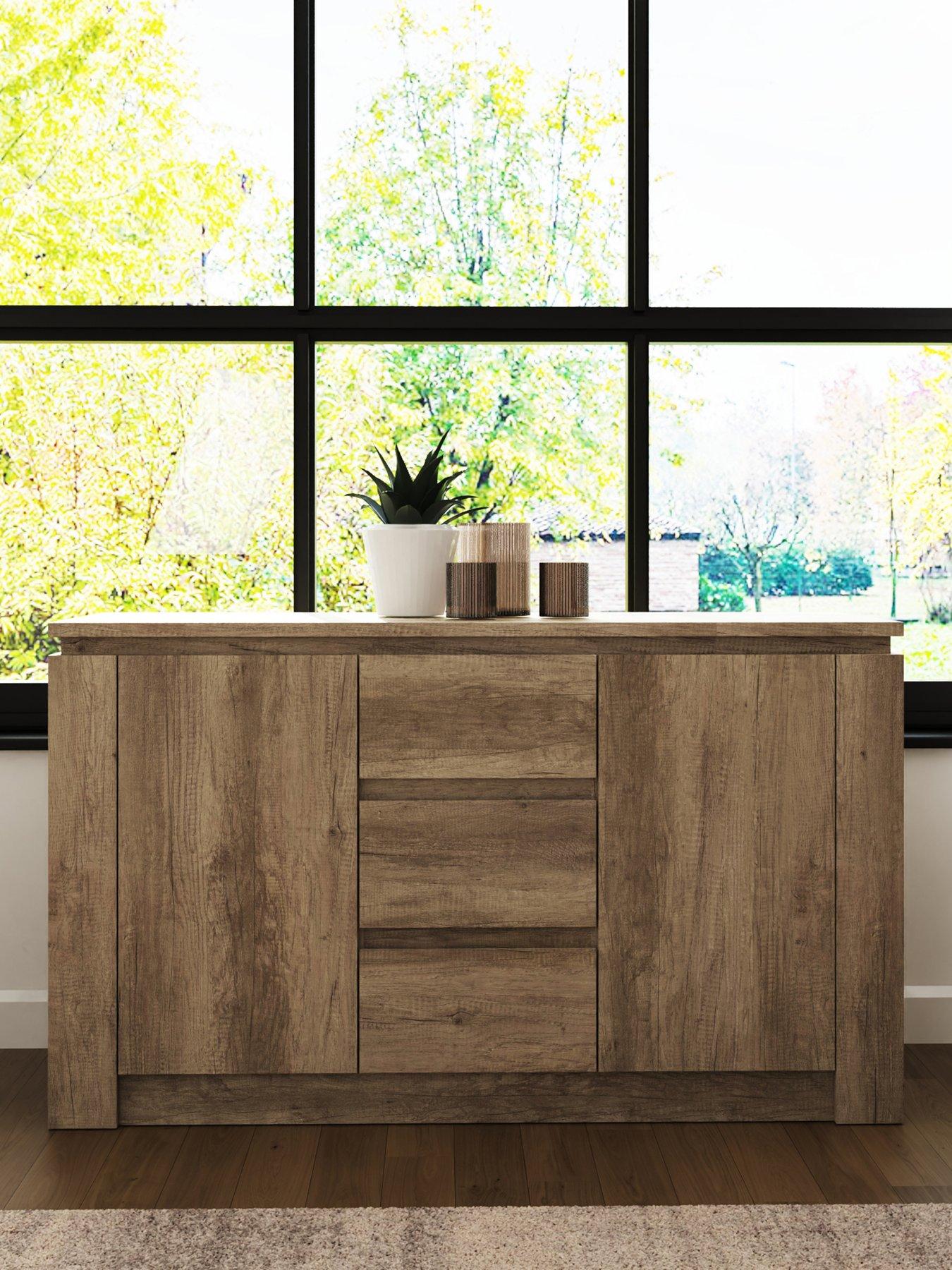 GFW Canyon 2 Door, 3 Drawer Sideboard