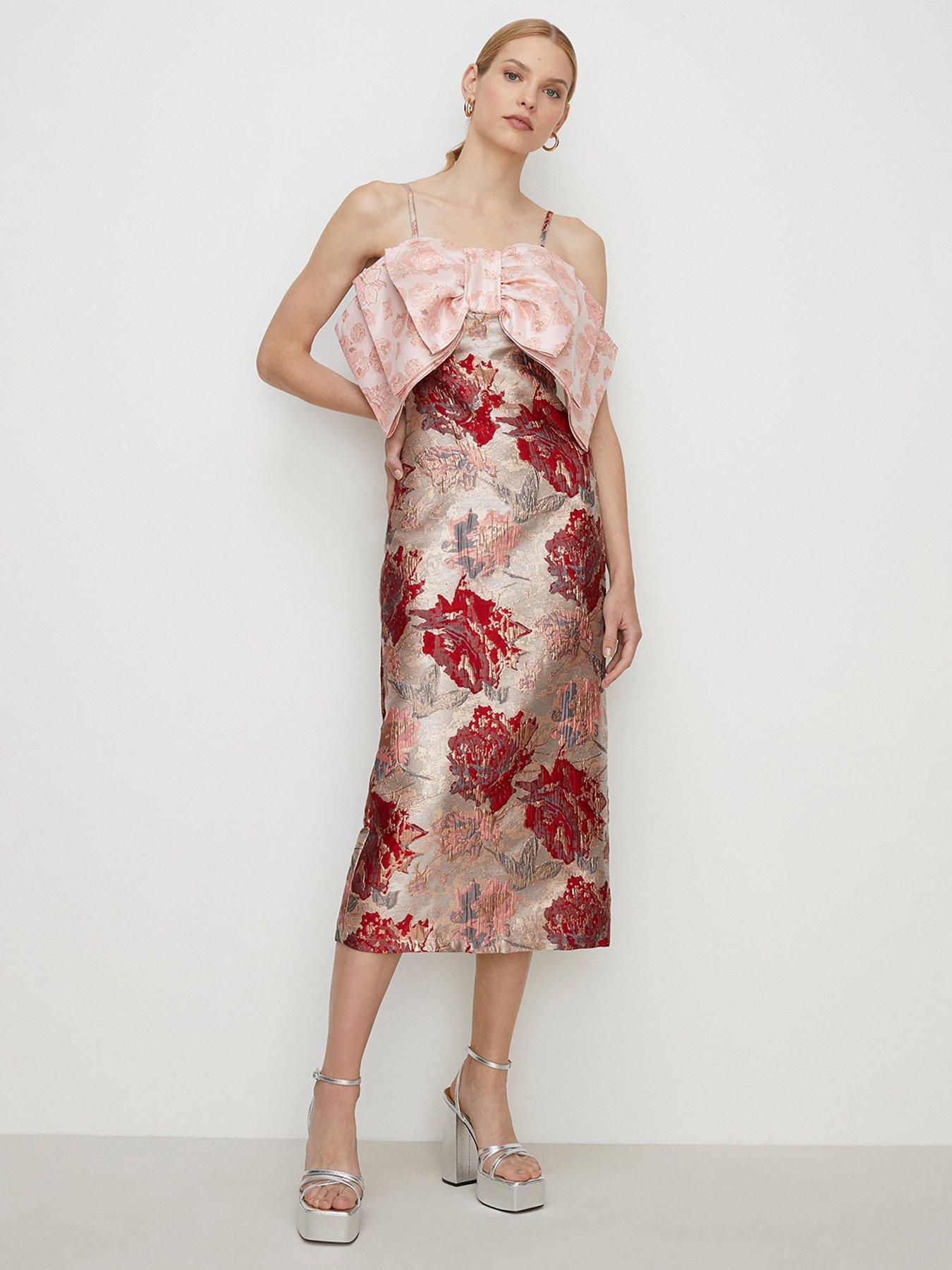 Oasis 2024 jacquard dress