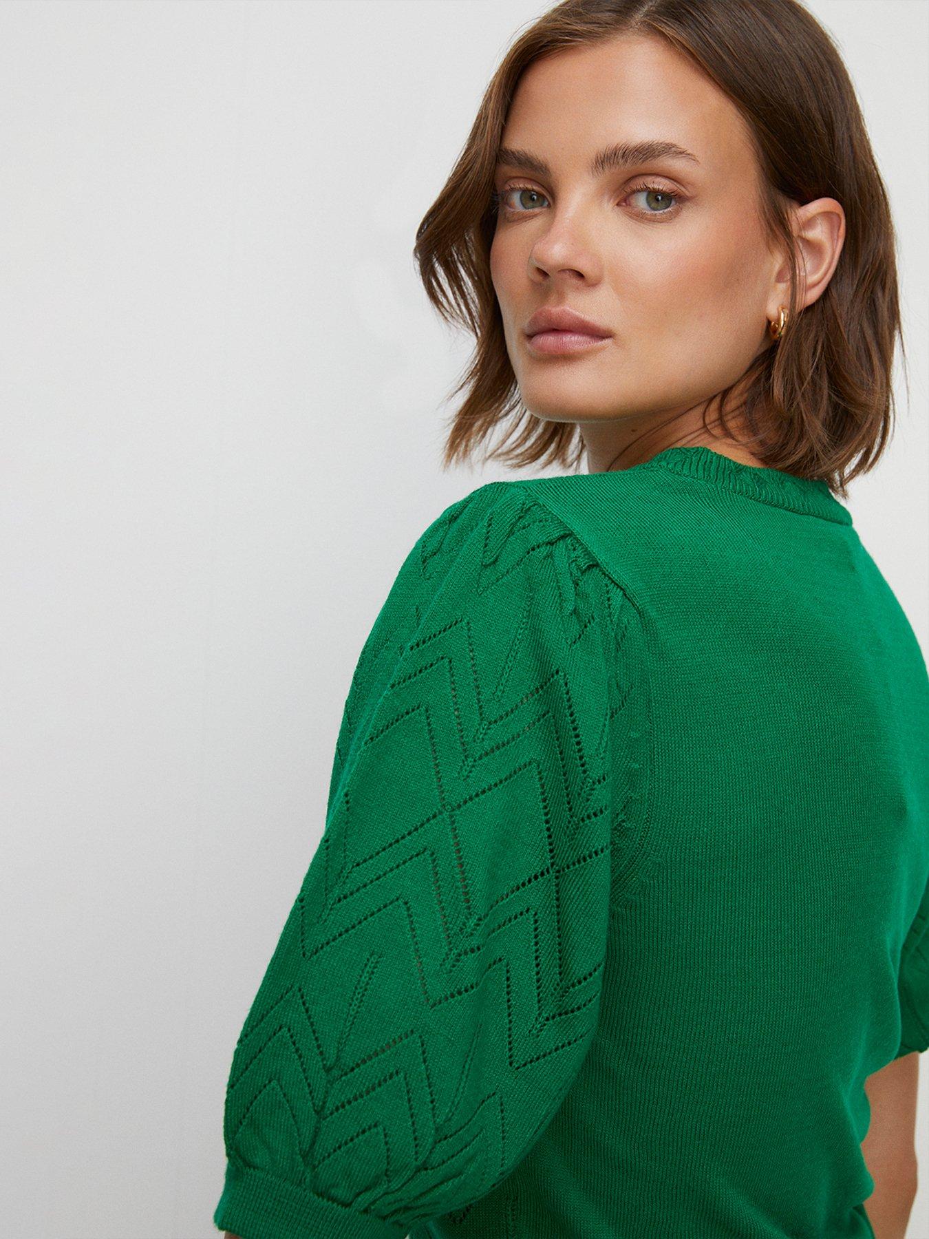 Oasis 2025 green jumper