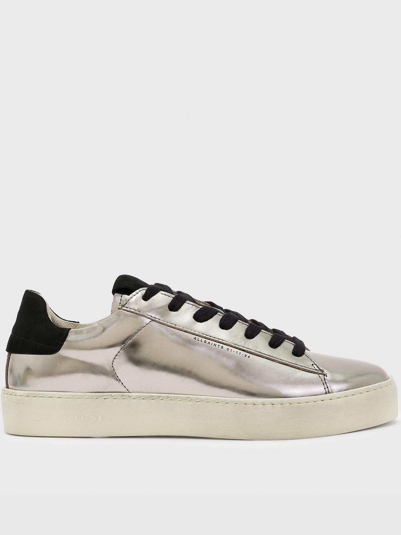 allsaints-shana-metallic-sneaker-silver