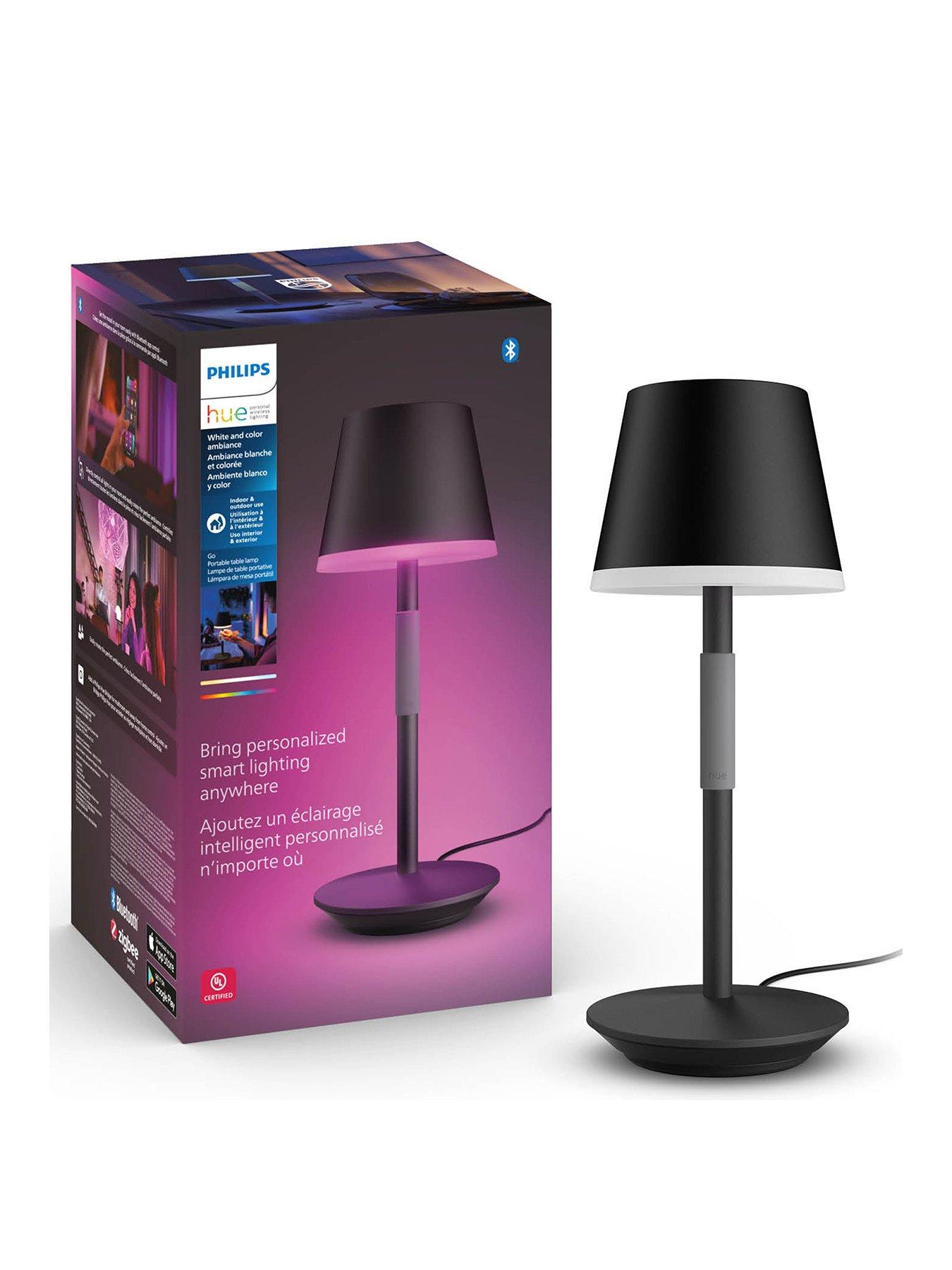 Image of Philips Hue Hue Belle portable lamp black EU/UK