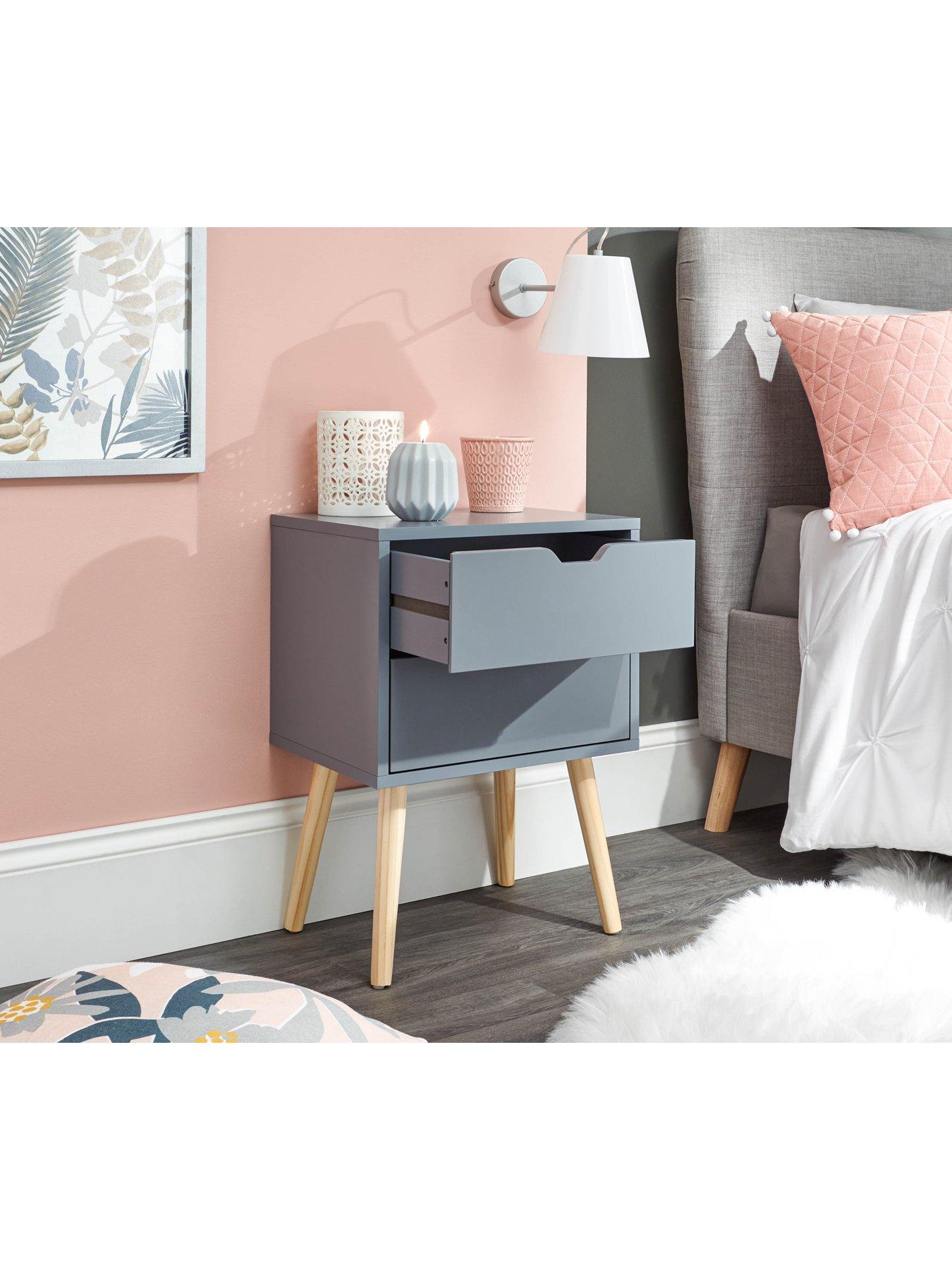 Image 2 of 5 of GFW Nyborg Single 2 Drawer Bedside