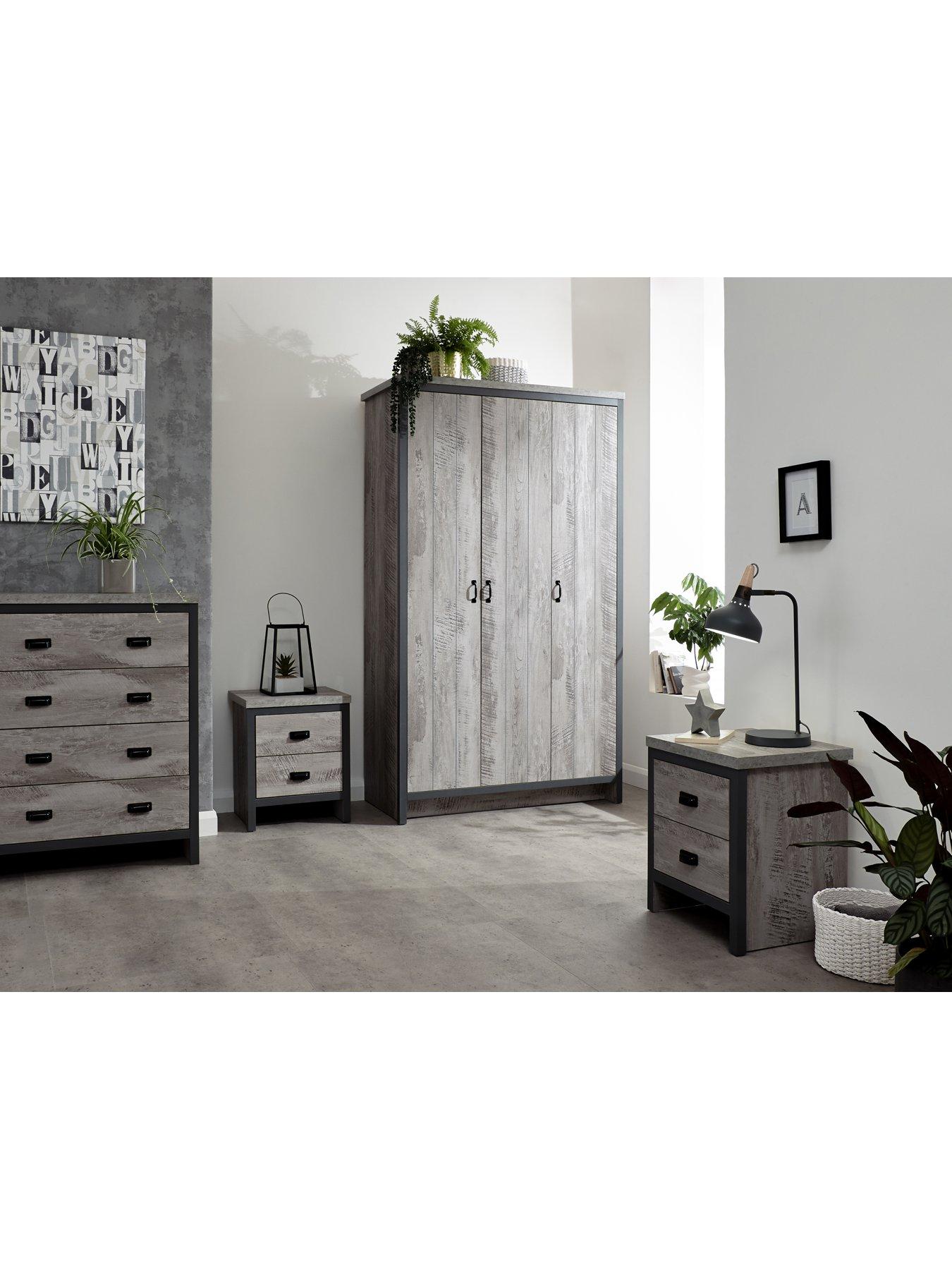 gfw-boston-4-piece-package-3-door-wardrobe-4-drawer-chest-2-bedside-chests-greystillFront