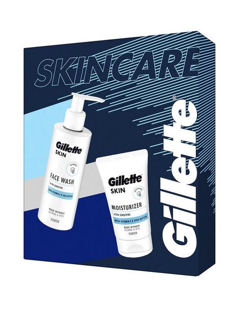 gillette-skincarenbspfacenbspwash-moisturiser-duo-gift-set
