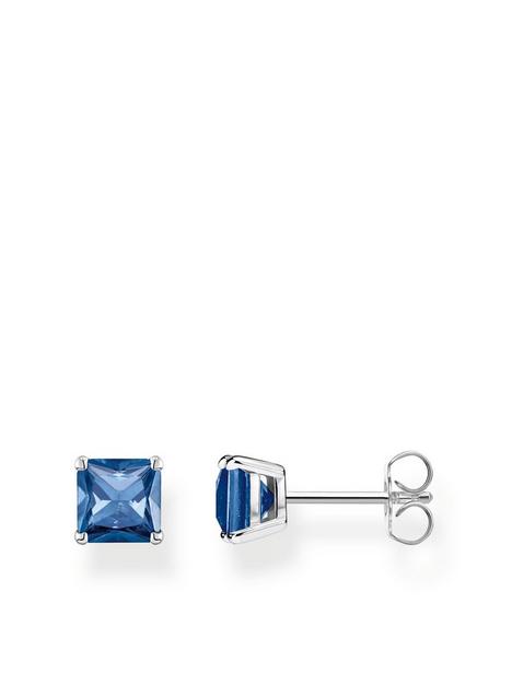 thomas-sabo-ear-studs-with-blue-stones