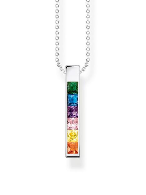 thomas-sabo-necklace-with-colourful-stones
