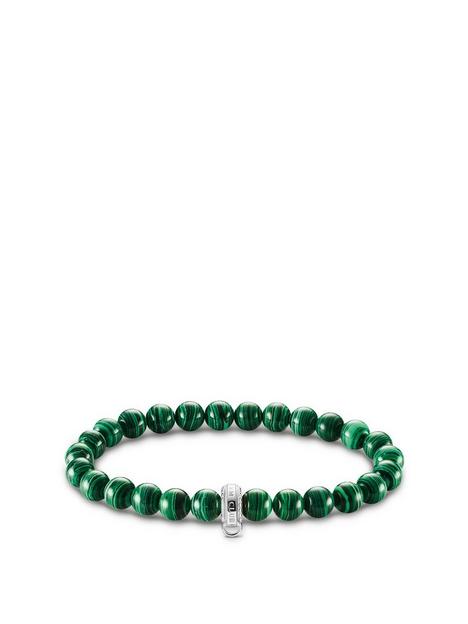 thomas-sabo-green-stones-charm-bracelet