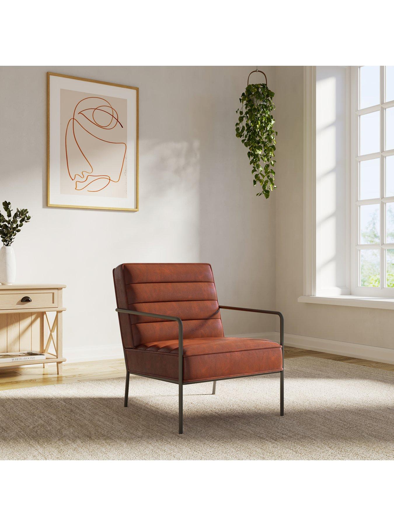 Vegan Leather Accent Chair Better Homes & Gardens