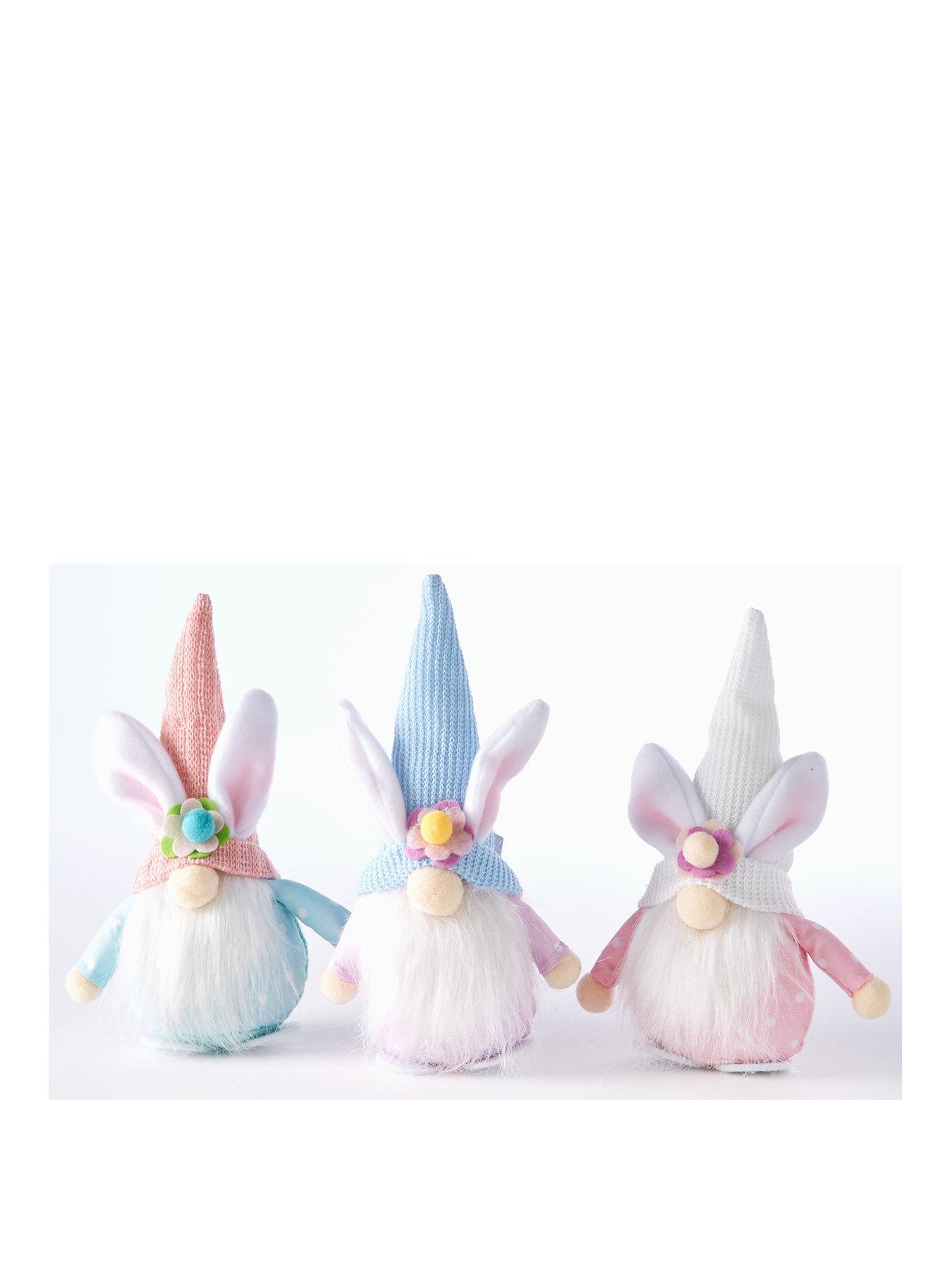 Image 2 of 6 of Very Home Set of 3 Spring Gonks with Rabbit Ears