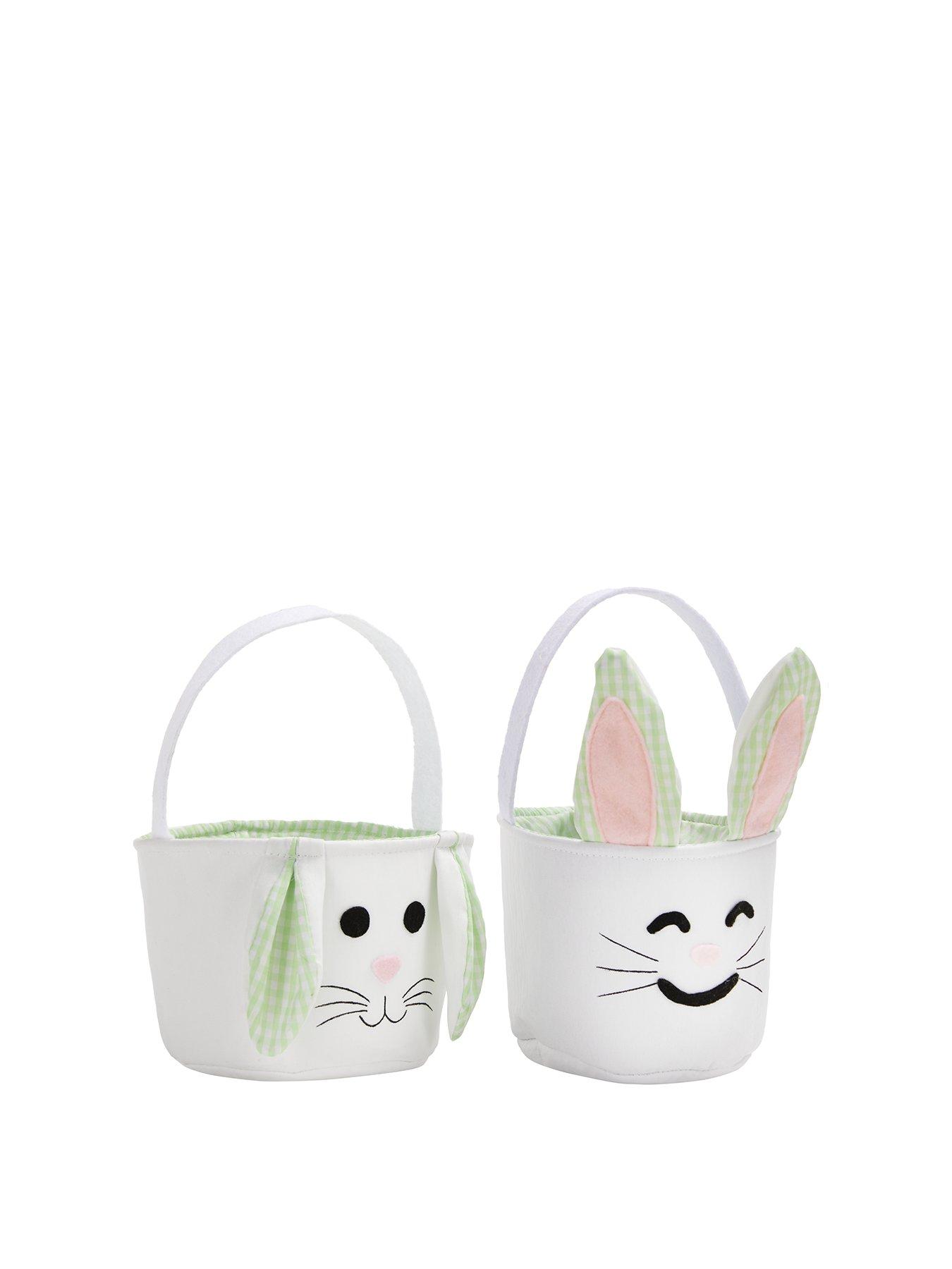 Image 3 of 6 of Very Home Set of 2 Spring/Easter Bunny Baskets