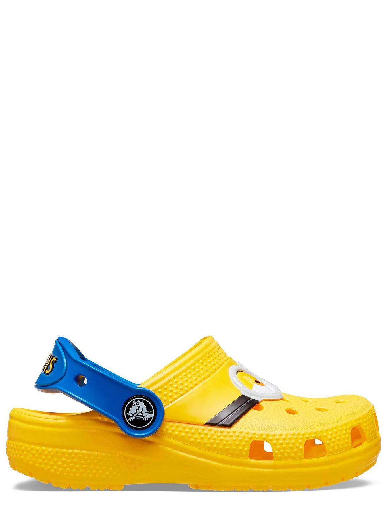 Blue and best sale yellow mismatched crocs