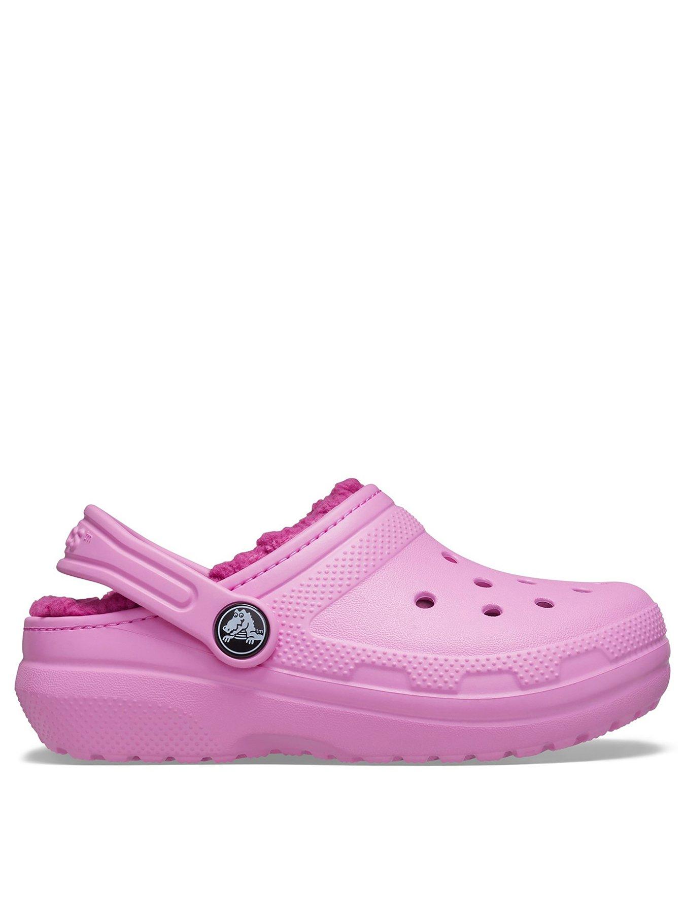 Crocs classic fuzz hot sale