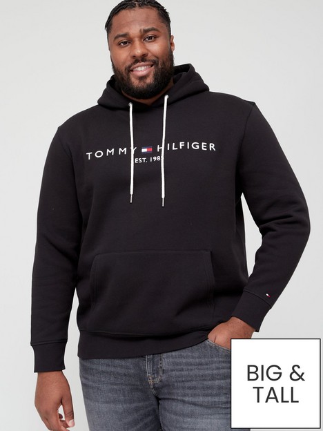 tommy-hilfiger-big-amp-tall-logo-overhead-hoodie-blacknbsp