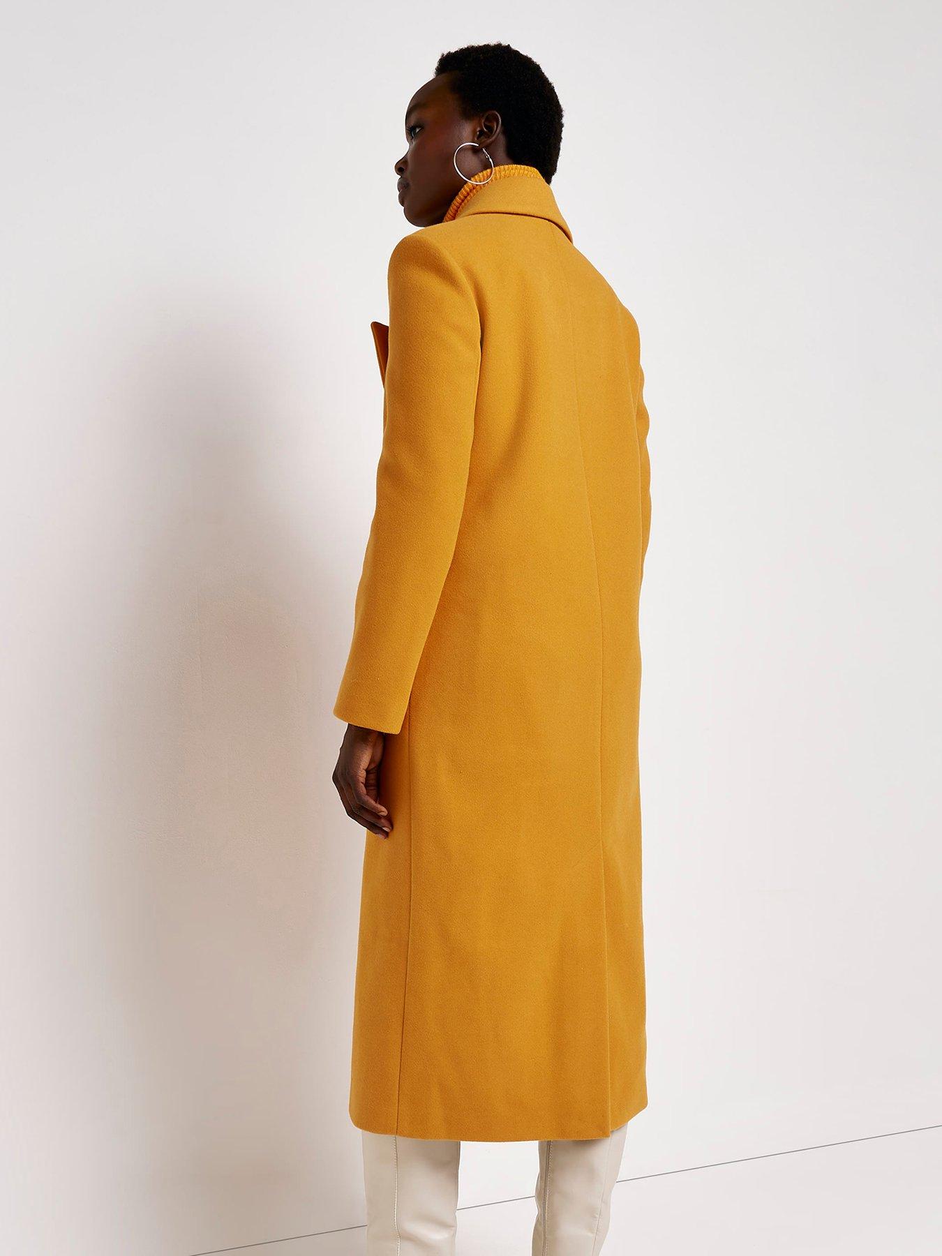 River island store orange coat