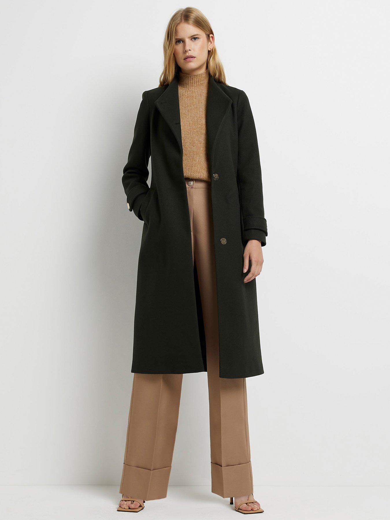 River island store wrap coat