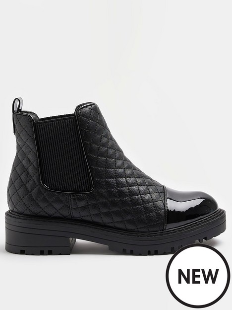 river-island-quilted-chelsea-boot-black