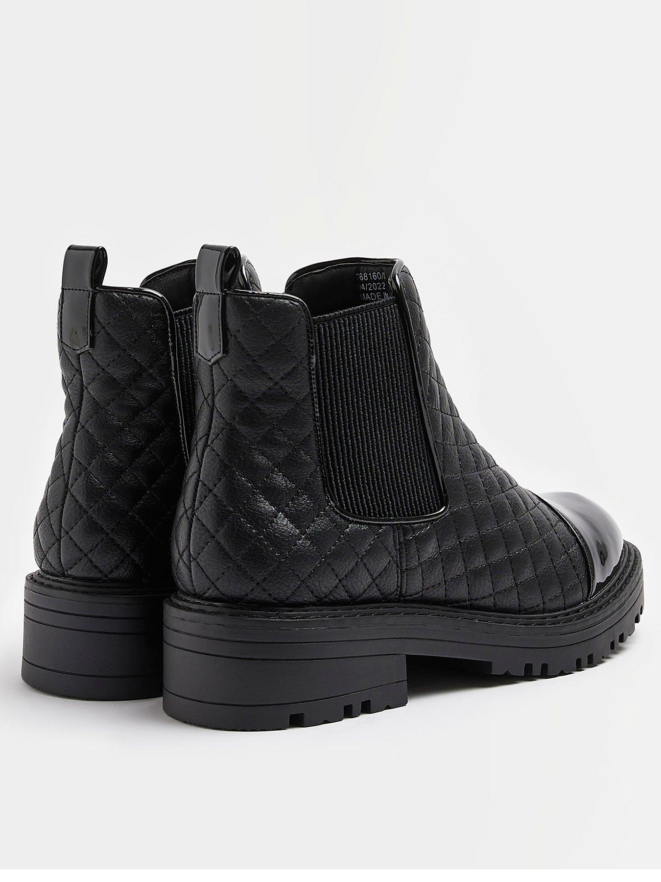 Quilted chelsea sale boots