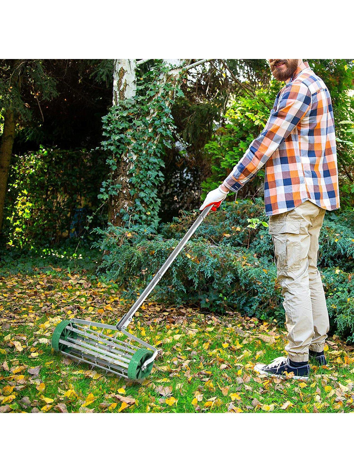 outsunny-outsunny-metal-5-spike-lawn-aerator-roller-greenback