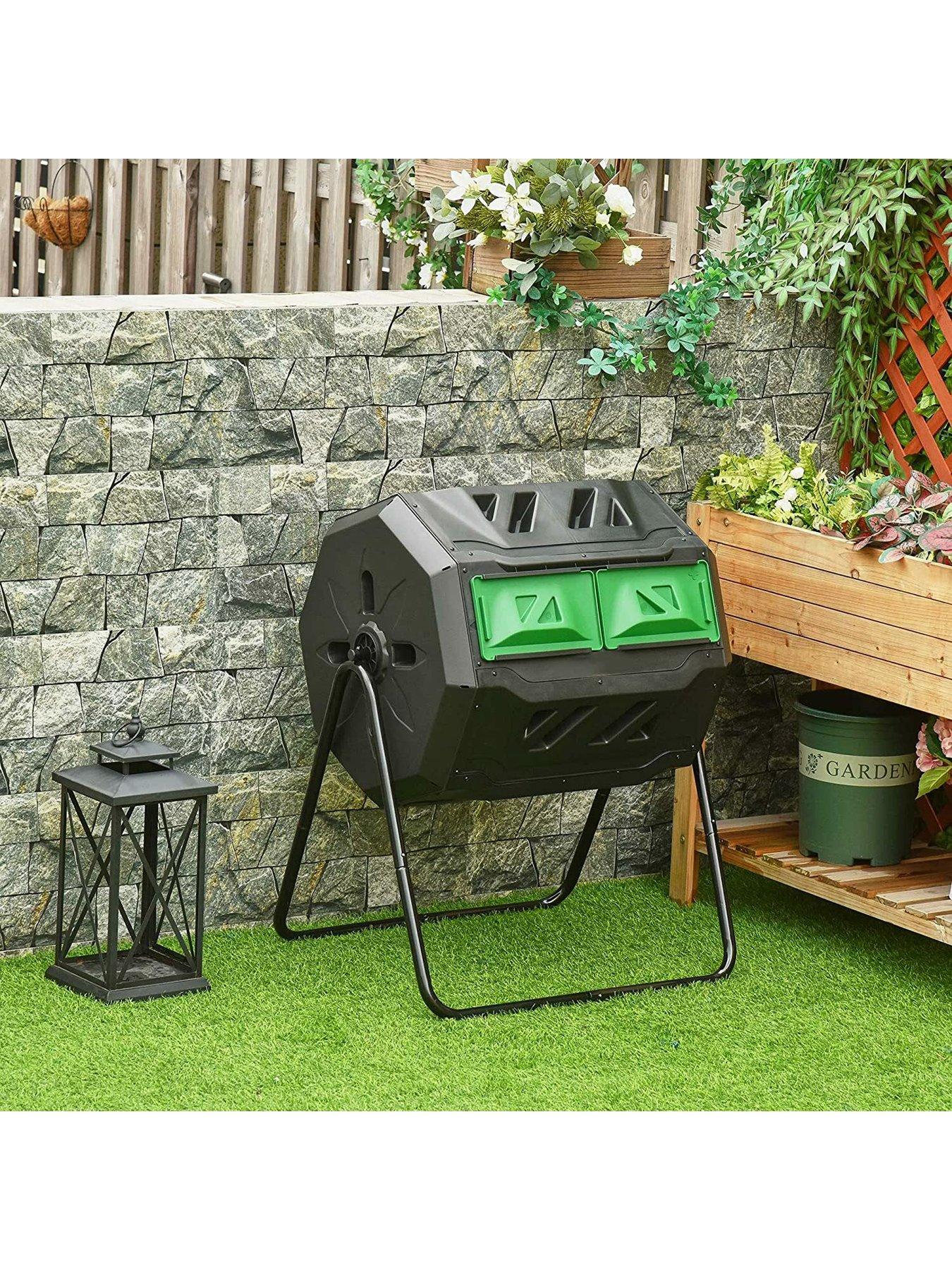 outsunny-outsunny-garden-compost-bin-dual-tumbler-rotating-outdoor-composter-with-sliding-doorsback