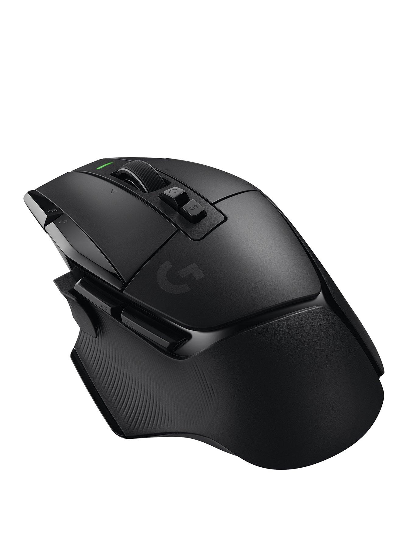 Image 1 of 6 of LogitechG G502 X LIGHTSPEED Wireless Gaming Mouse, HERO 25K gaming sensor, for PC/Mac- Black