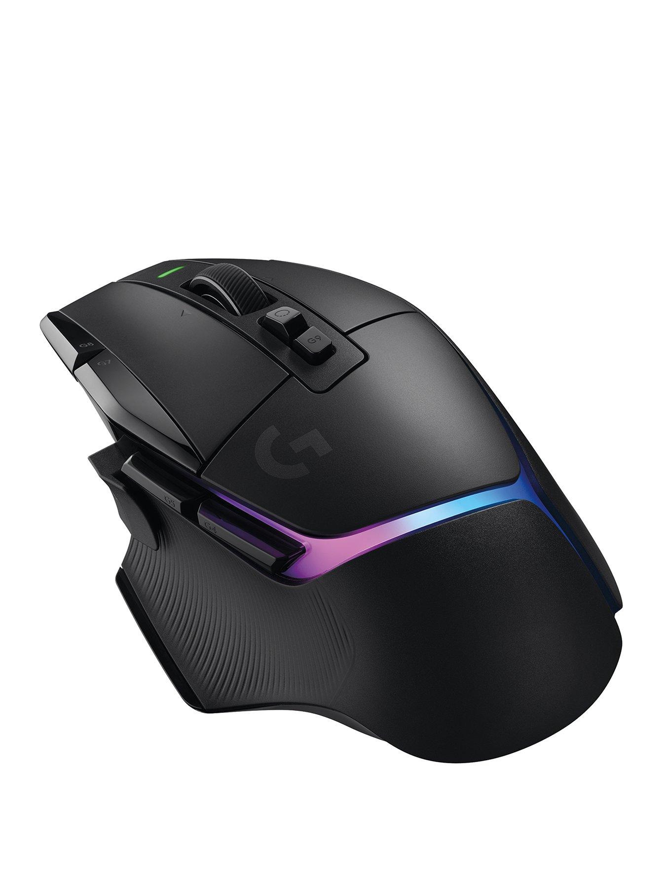 Image 1 of 8 of LogitechG G502 X PLUS LIGHTSPEED Wireless RGB Gaming Mouse, HERO 25K gaming sensor, for PC/Mac - Black