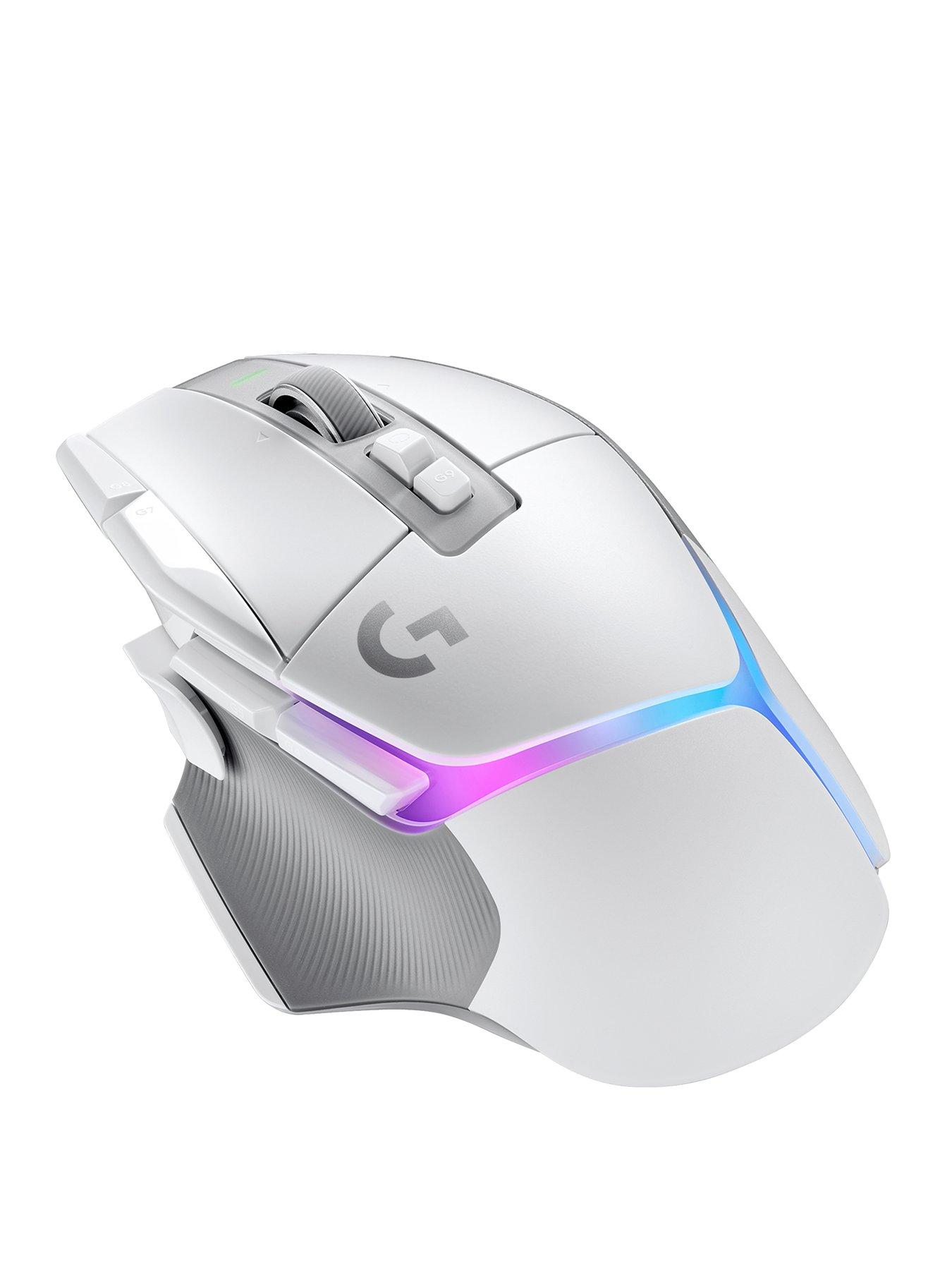 G502 X PLUS LIGHTSPEED Wireless RGB Gaming Mouse HERO 25K gaming sensor for PC Mac White