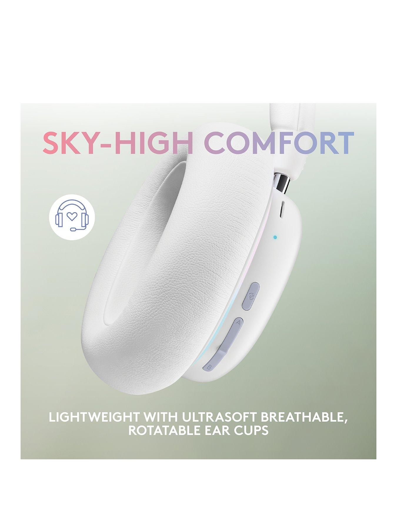 Image 3 of 8 of LogitechG G735 Wireless Gaming Headset, Compatible with PC, Mobile Devices - White