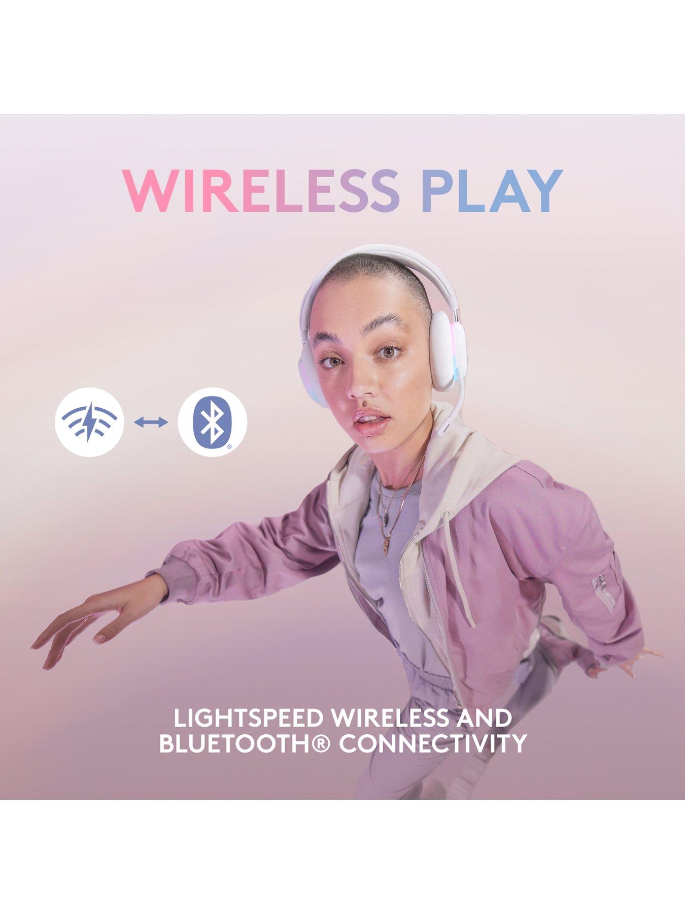 Image 4 of 8 of LogitechG G735 Wireless Gaming Headset, Compatible with PC, Mobile Devices - White