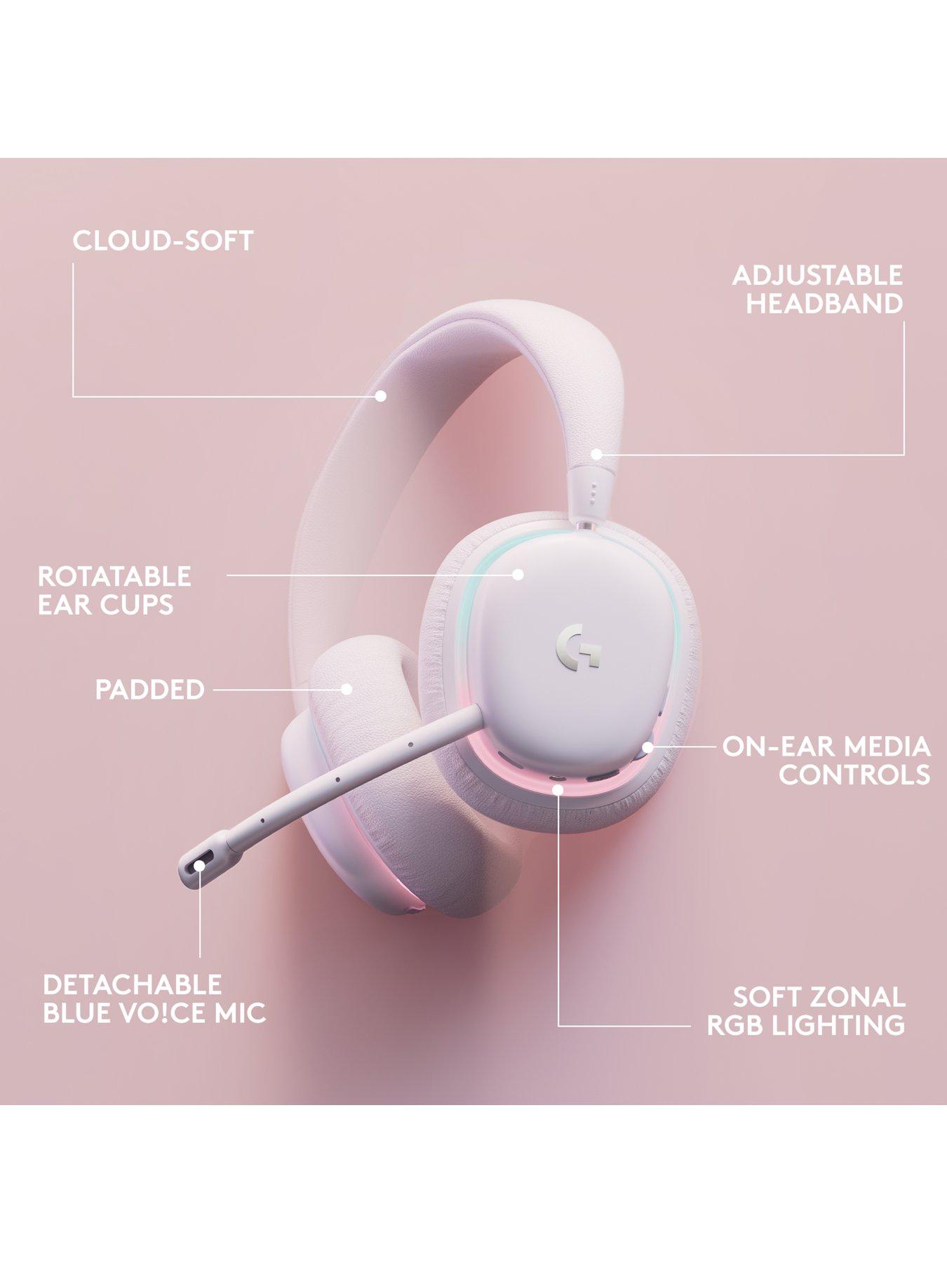 Image 7 of 8 of LogitechG G735 Wireless Gaming Headset, Compatible with PC, Mobile Devices - White
