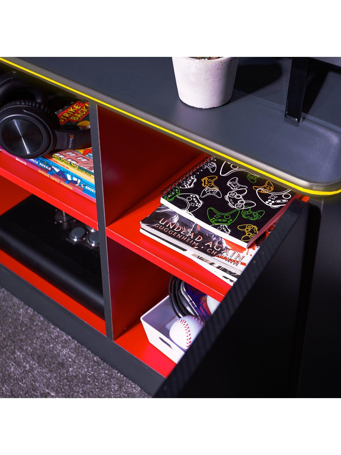 Image 5 of 6 of X Rocker Carbon-tek TV&nbsp;Media Unit with Neo Fibre LED Lights