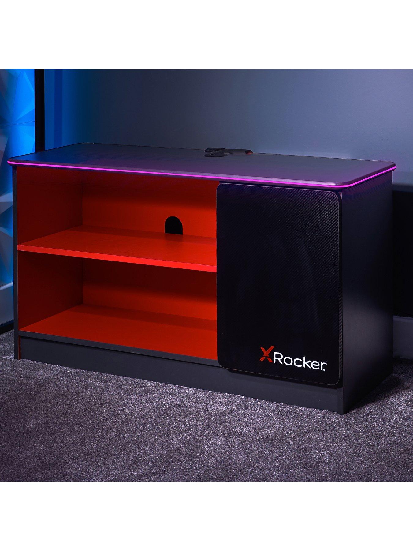 Image 6 of 6 of X Rocker Carbon-tek TV&nbsp;Media Unit with Neo Fibre LED Lights
