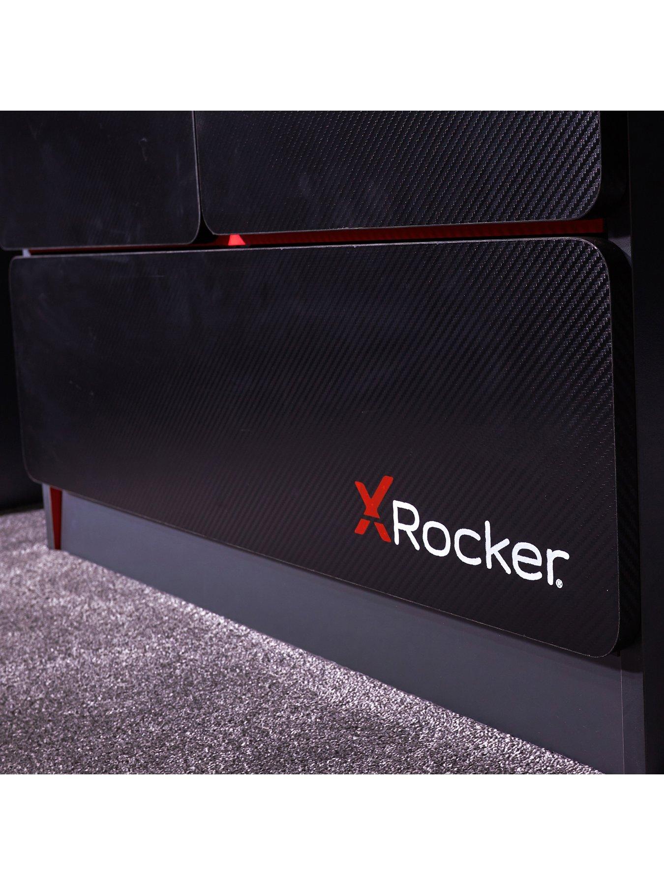 x-rocker-carbon-tek-2-door-wardrobe-withnbspdrawer-and-neo-fibre-led-lightingoutfit