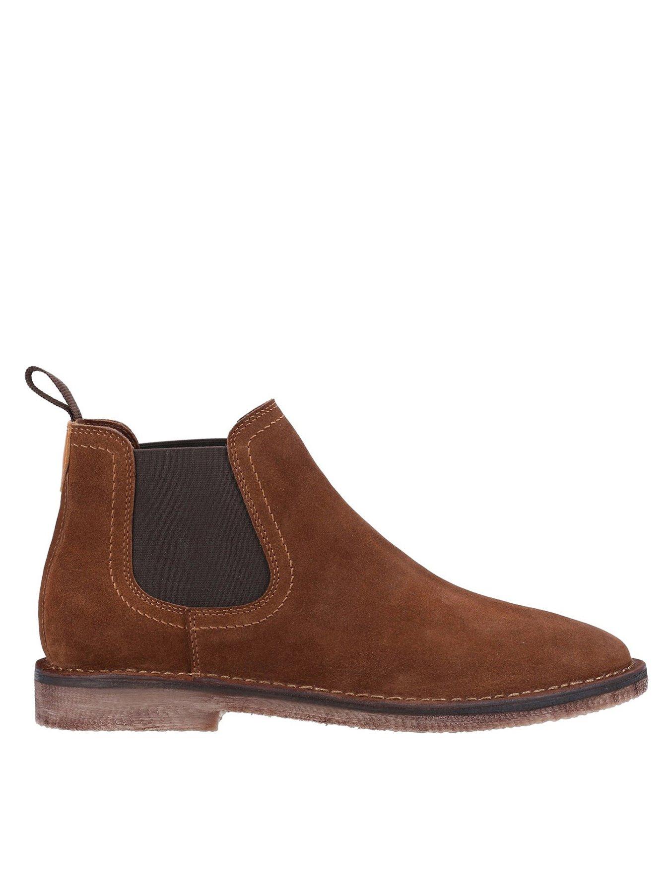Hush Puppies Shaun Suede Chelsea Boots - Light Brown