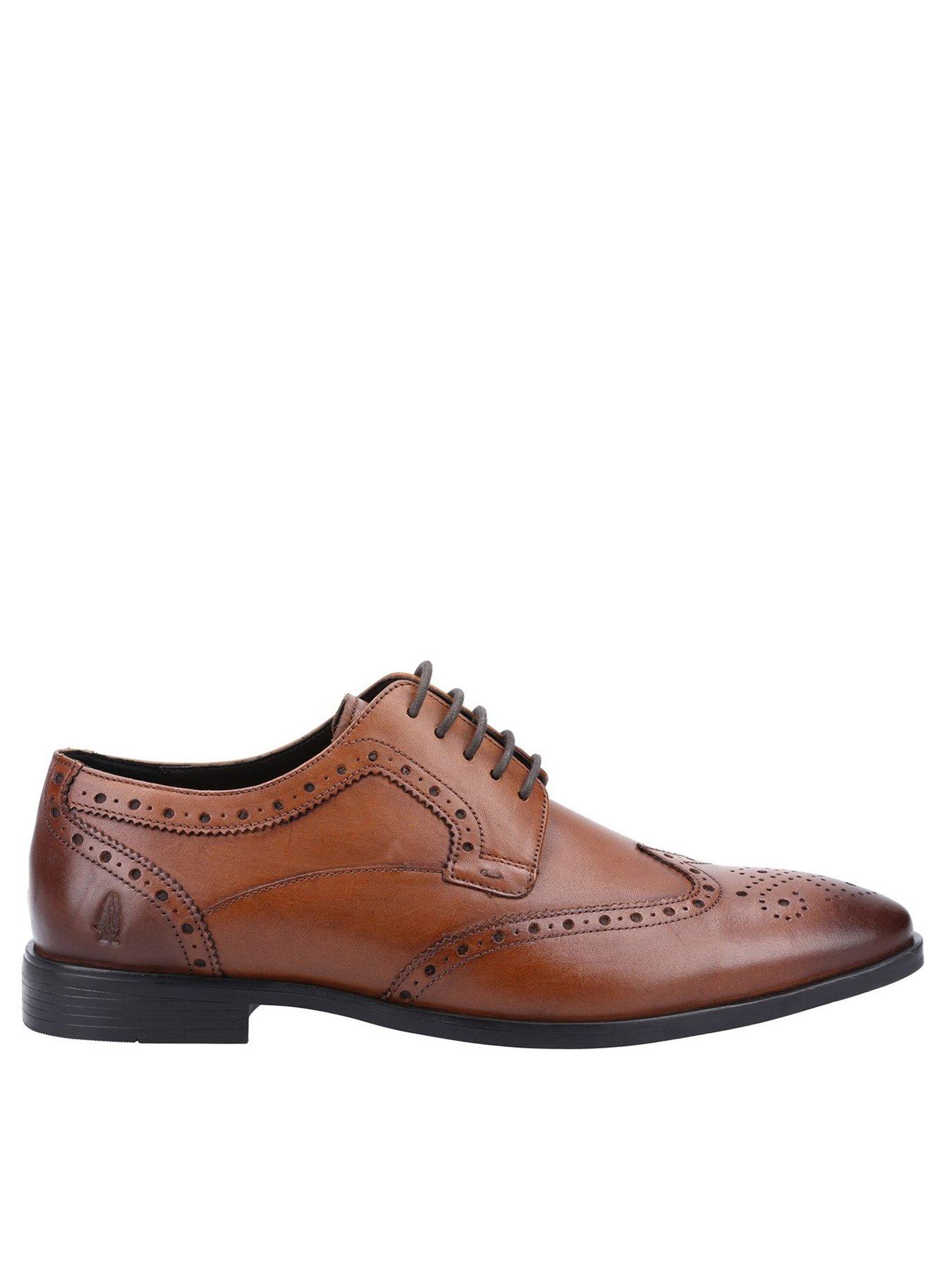 Image 1 of 4 of Hush Puppies Elliot Brogue Shoes - Light Brown