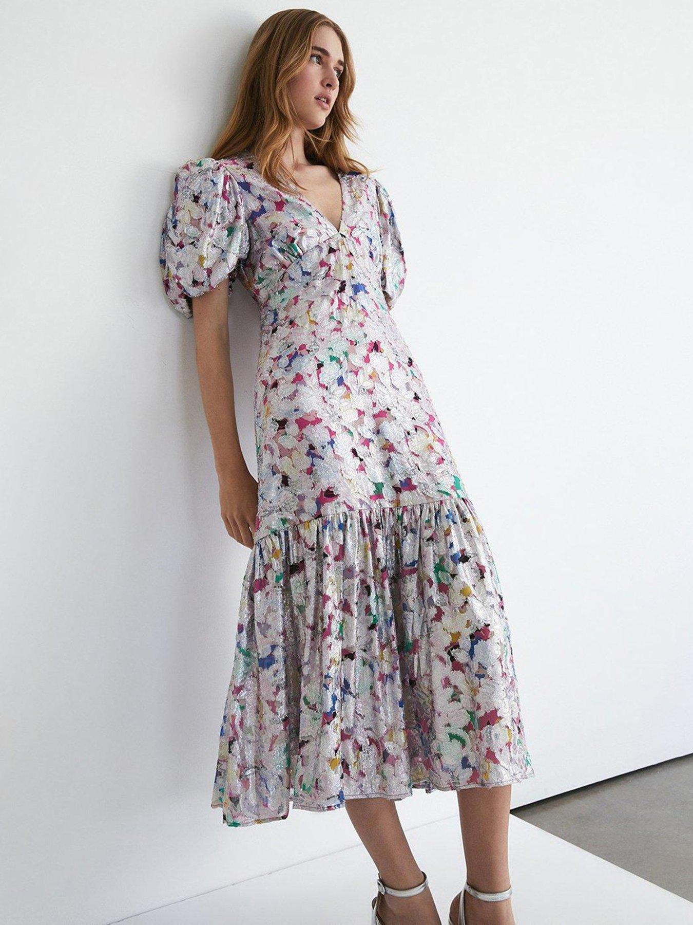 Warehouse floral hot sale dress