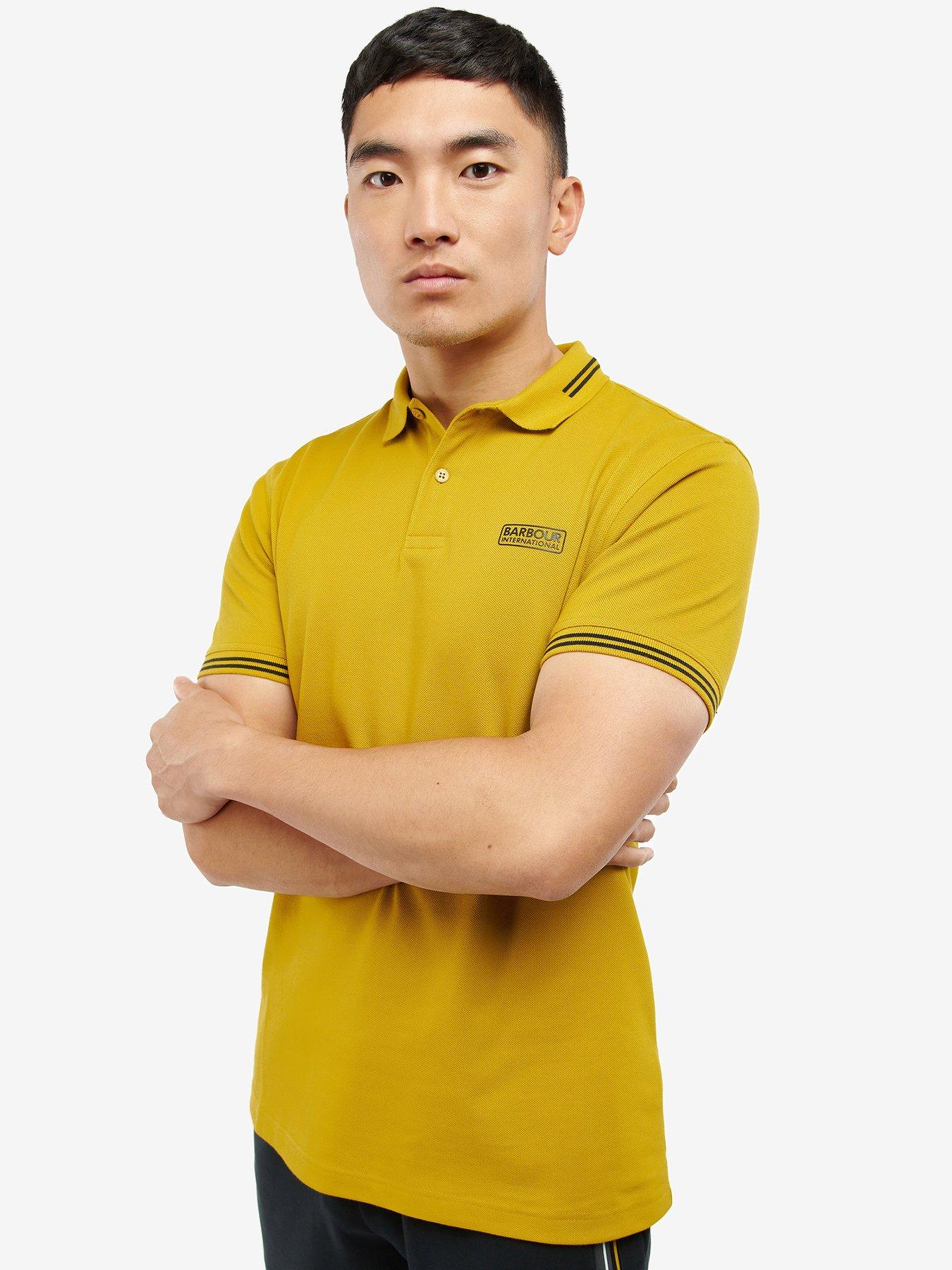 Barbour store shirts yellow