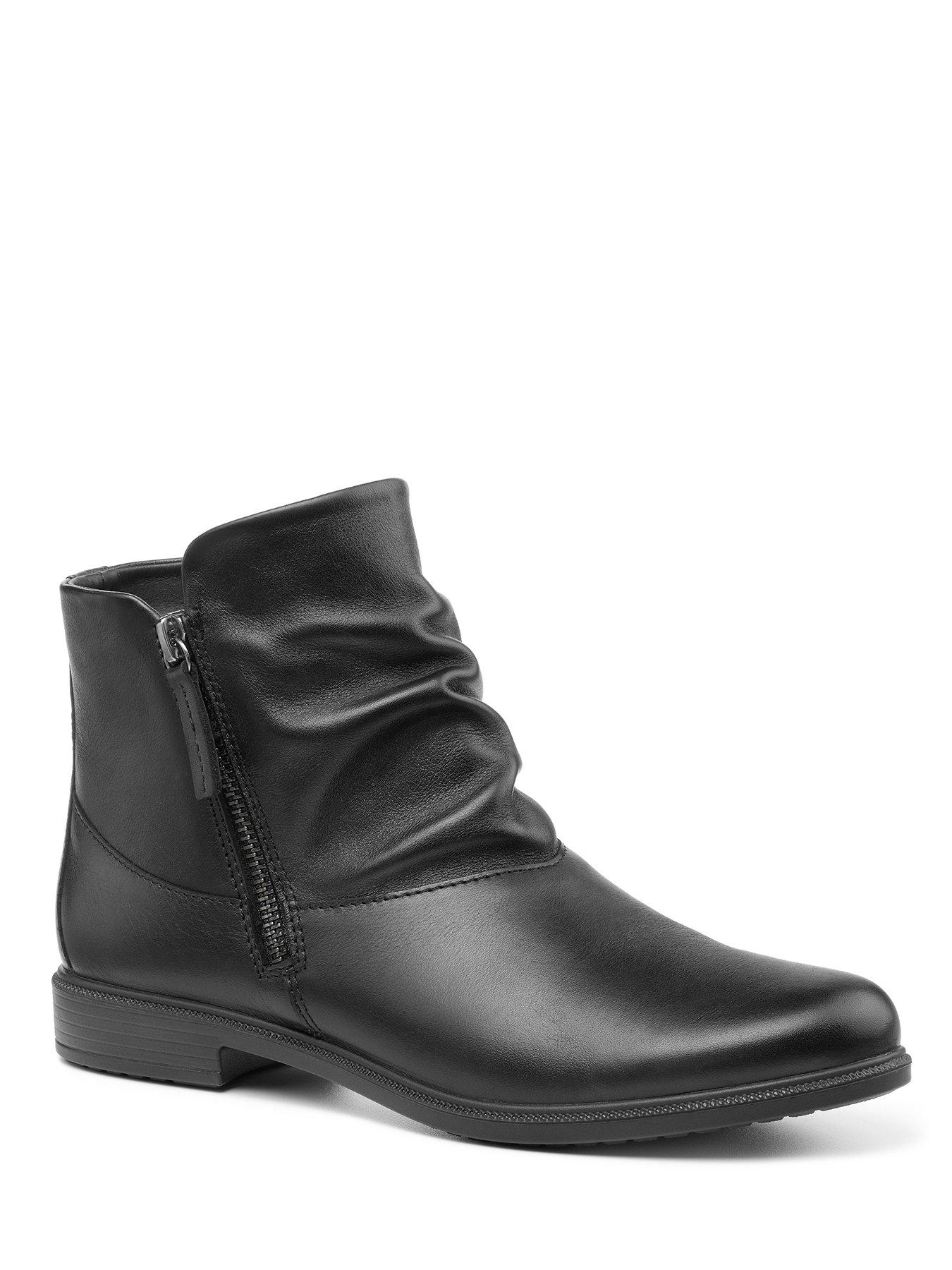 Hotter black store ankle boots