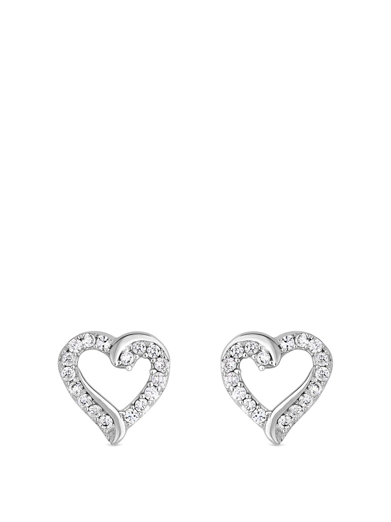 Luxury Round Monn Diamond Earrings 1 Pair Shinning Diamond Earrings for Women Personality Fairy Sparkle Hoop Earrings 
