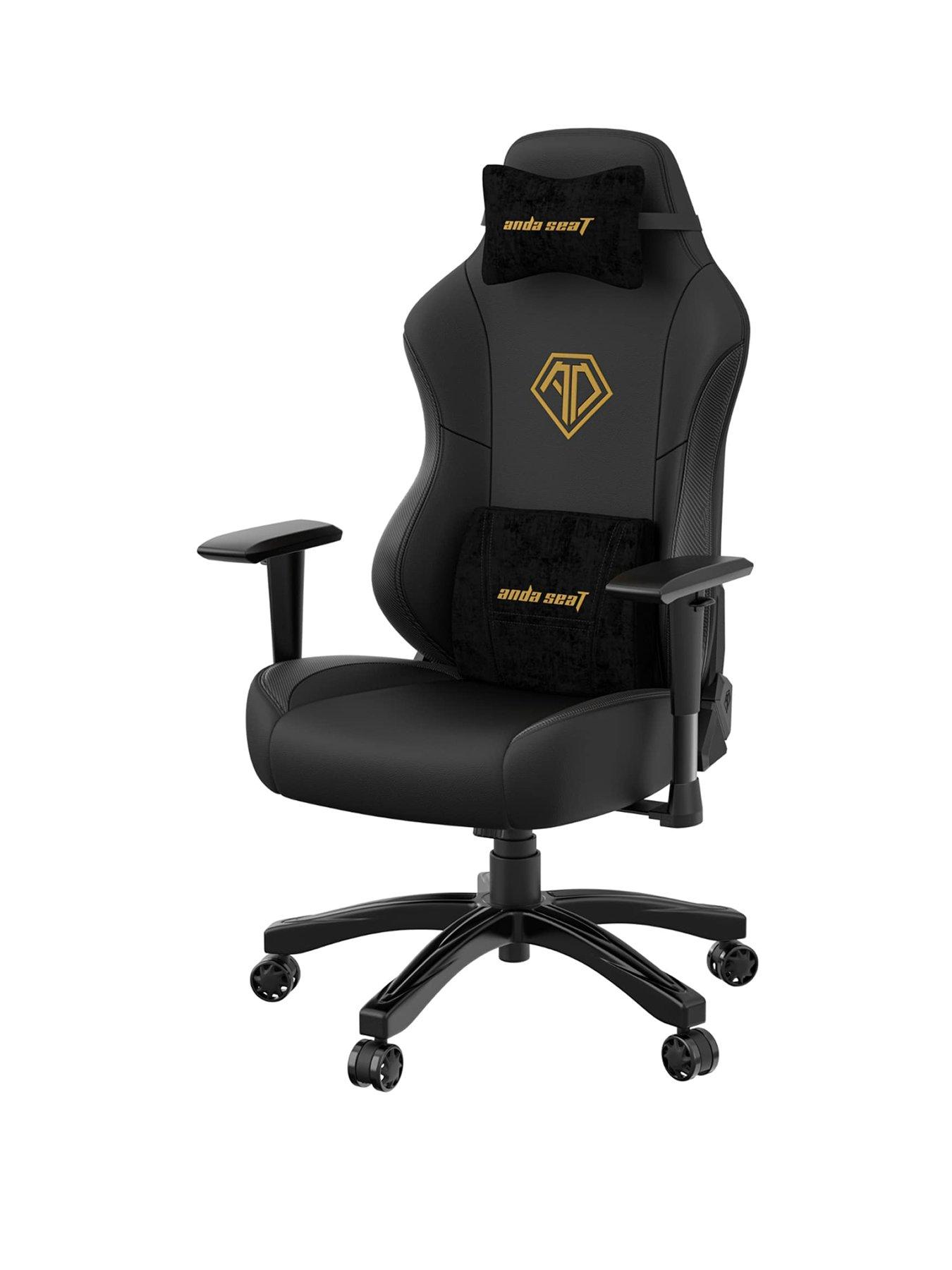 Andaseat Phantom 3 Faux Leather Premium Gaming Chair - Black