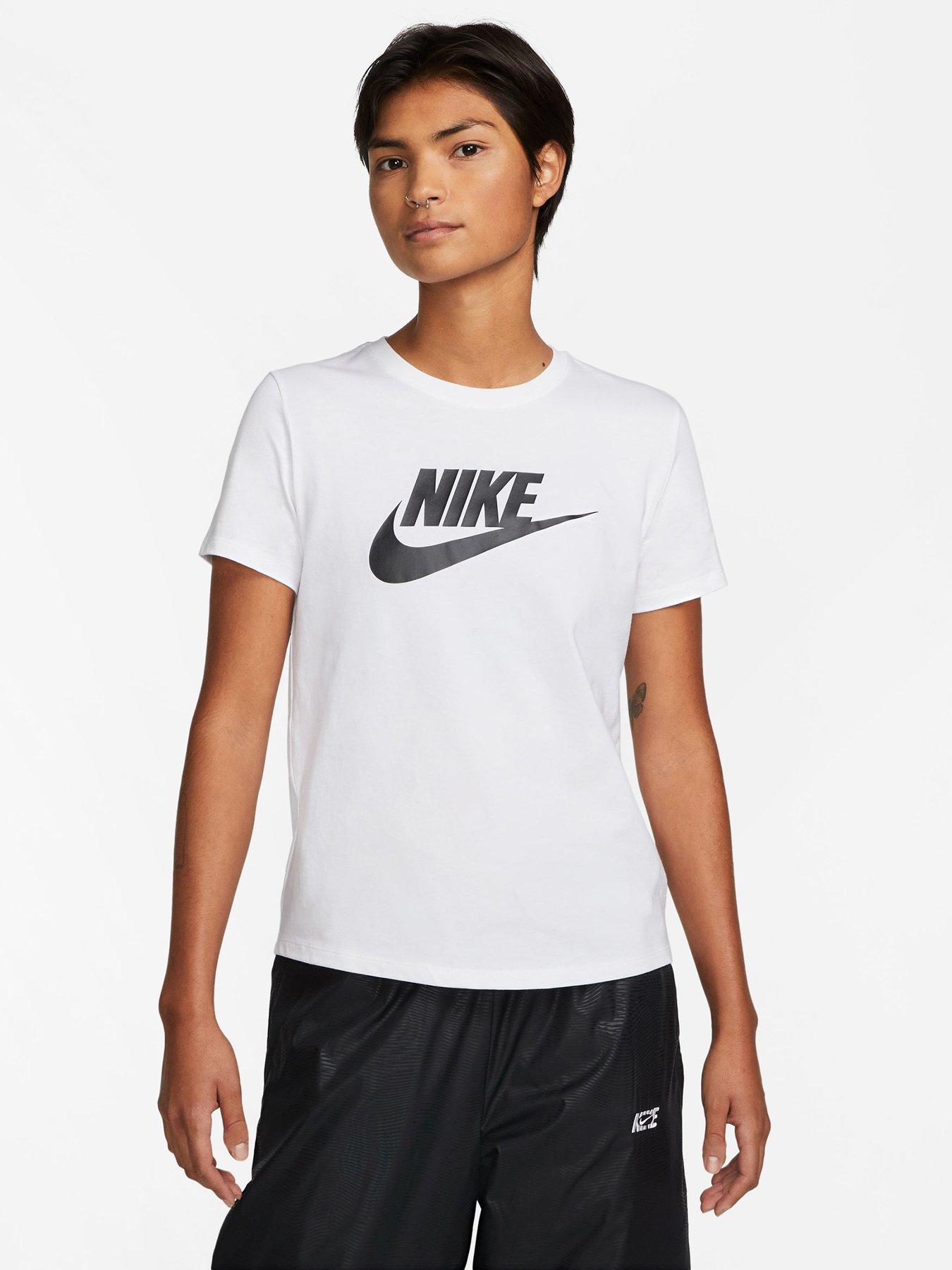 Nike Sportswear Club Essentials T-Shirt - White (Curve) | Very Ireland