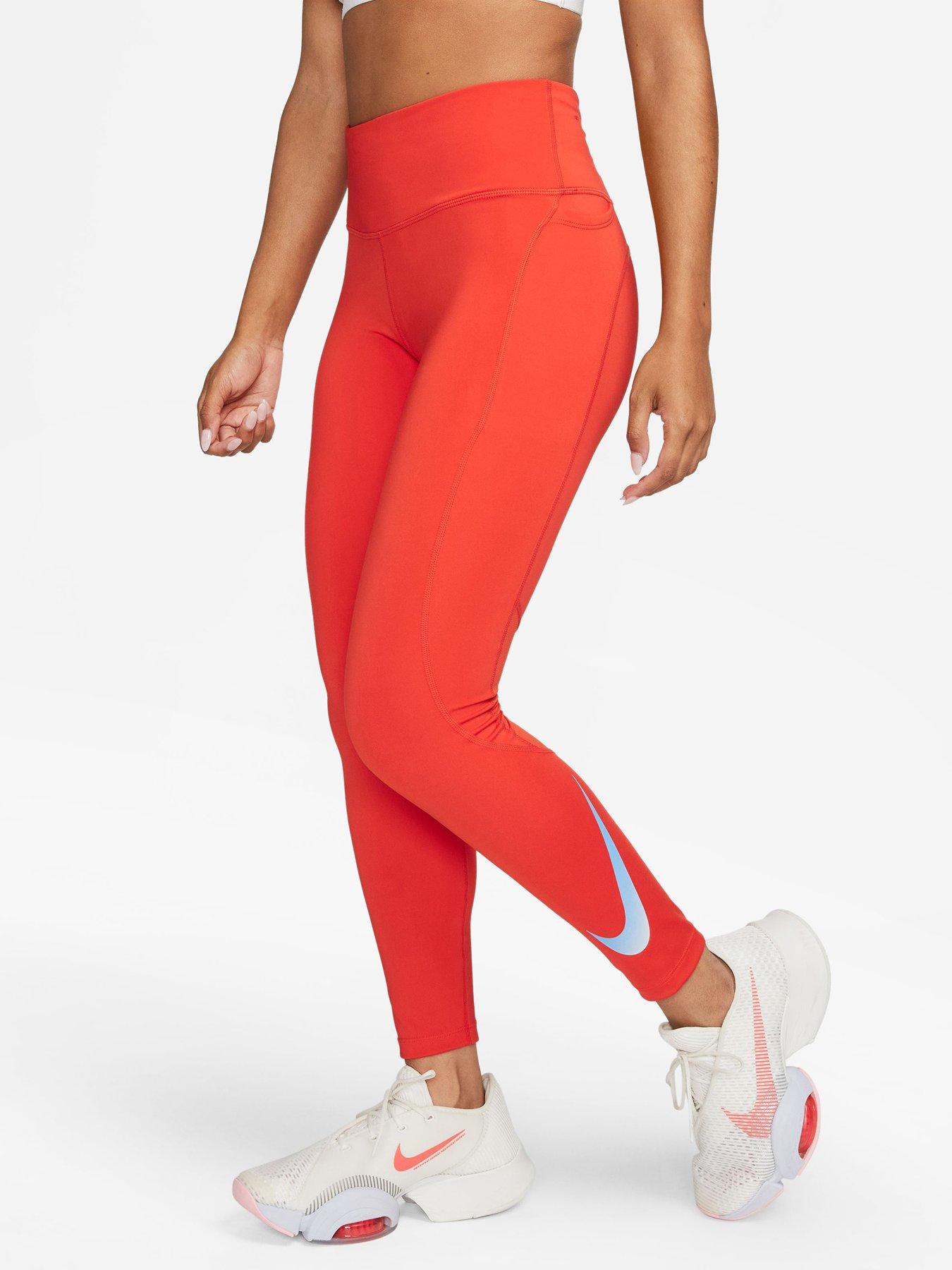 Nike Red Athletic Leggings for Women