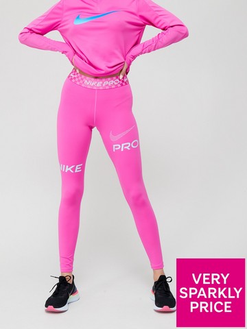 Pink, Tight, XL, Tights & leggings