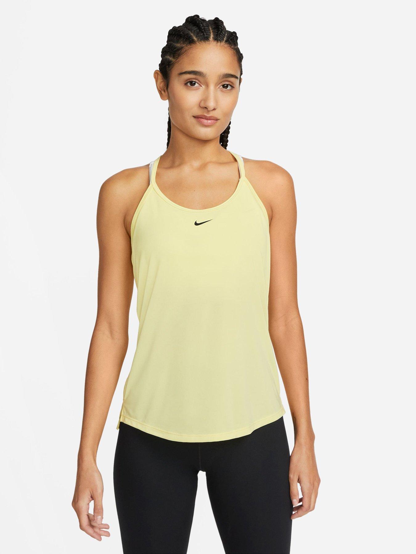 Women's Yoga Dri Fit Tank - BLACK