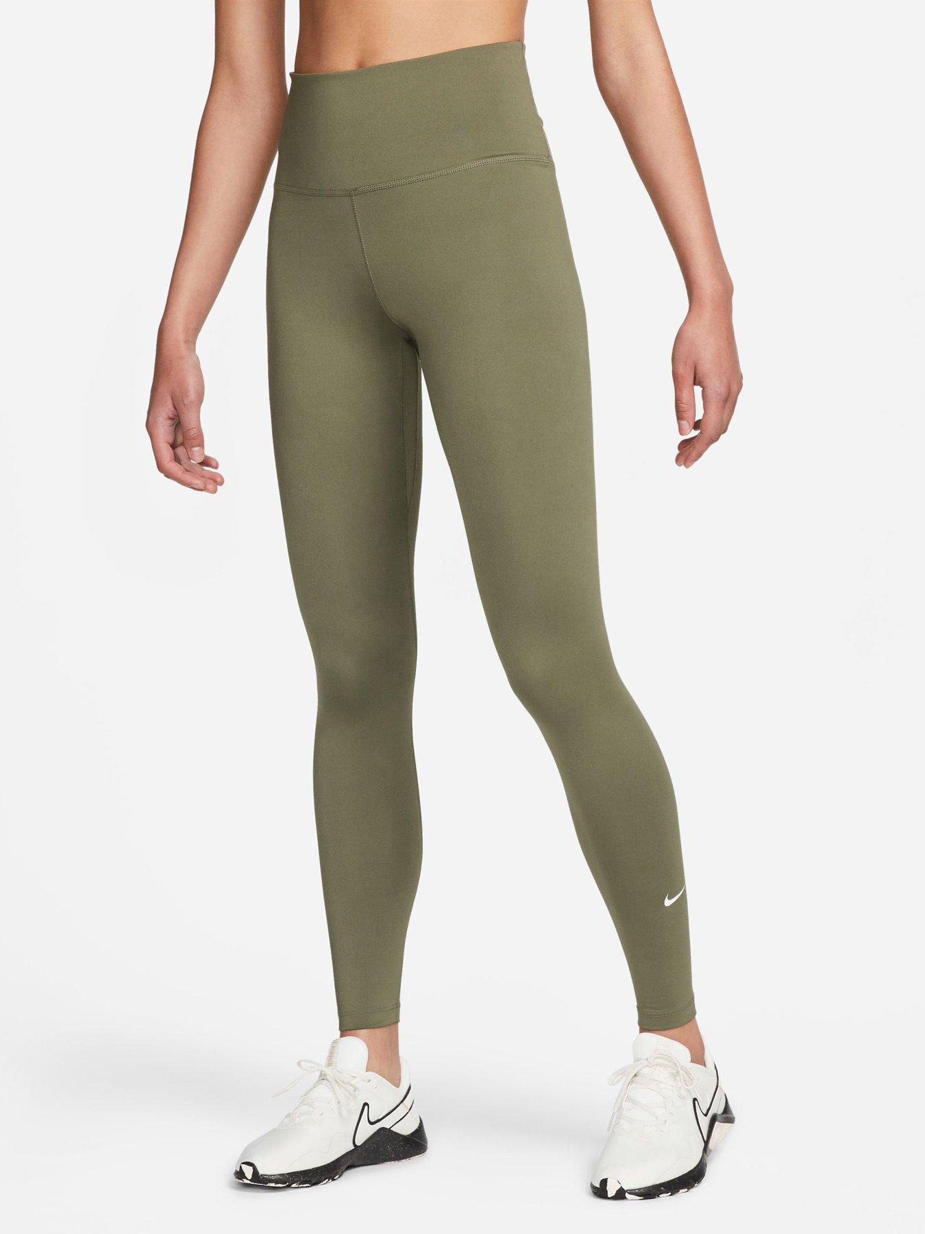 Green Leggings & Tights. Nike IE