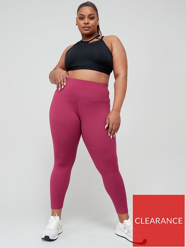 Nike (Curve) Yoga 7/8 Leggings - Pink