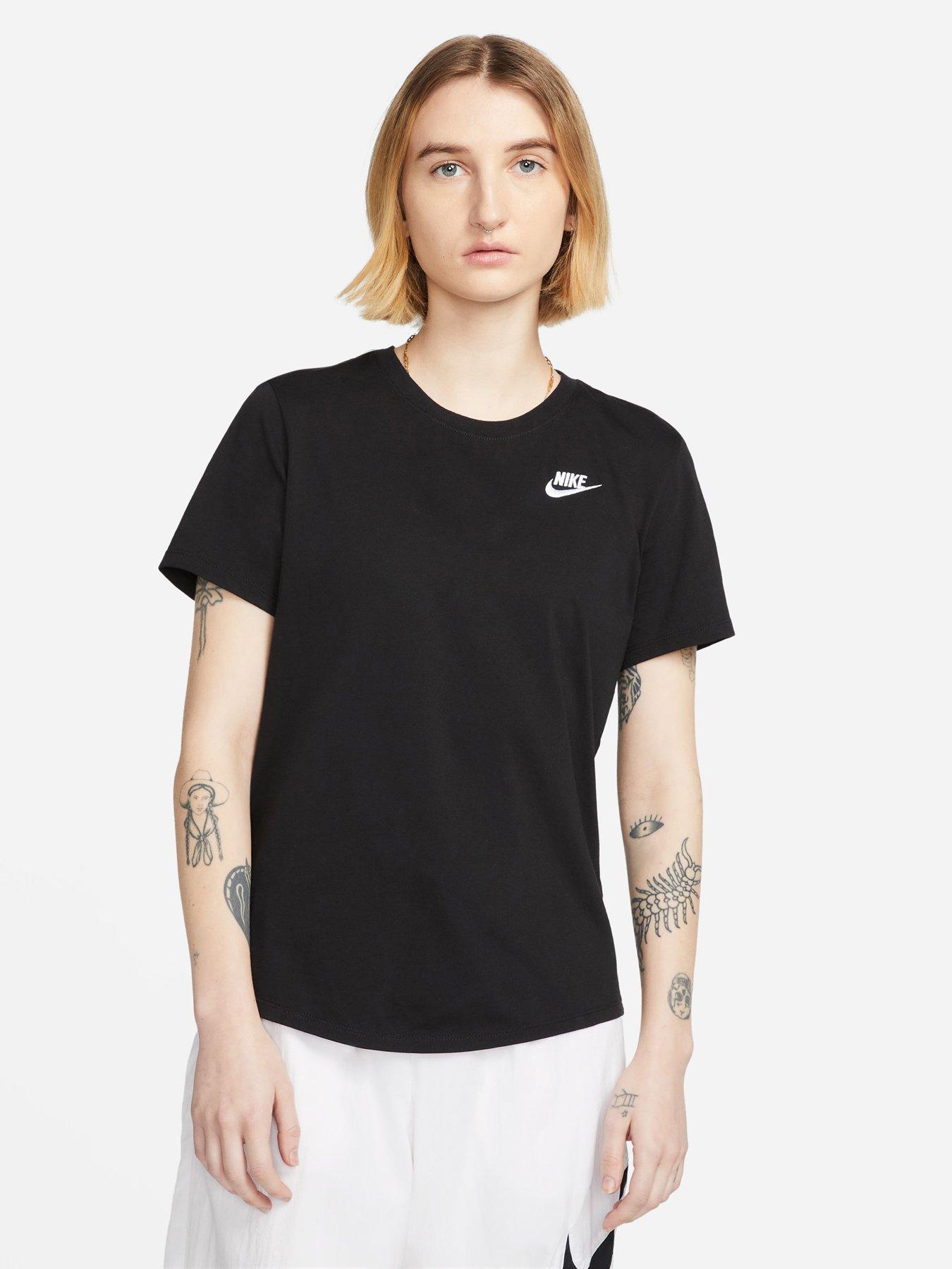 Black, Short Sleeve, XS, Womens sports clothing