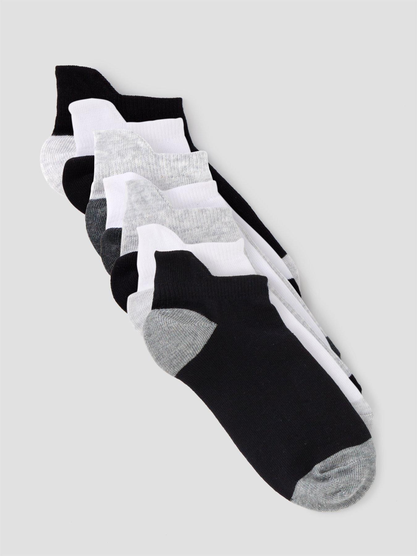 Image 1 of 3 of The Very Collection Girls 7 Pack Cotton-Rich Stretch Trainer Liners Socks - Multi