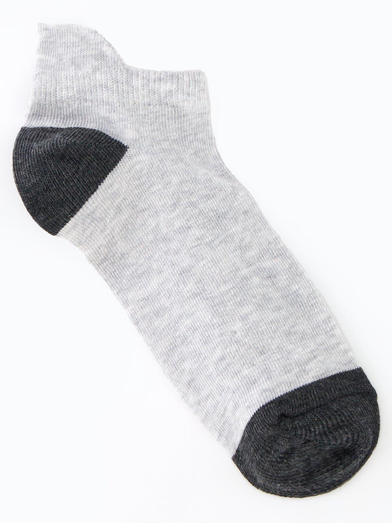 Image 2 of 3 of The Very Collection Girls 7 Pack Cotton-Rich Stretch Trainer Liners Socks - Multi