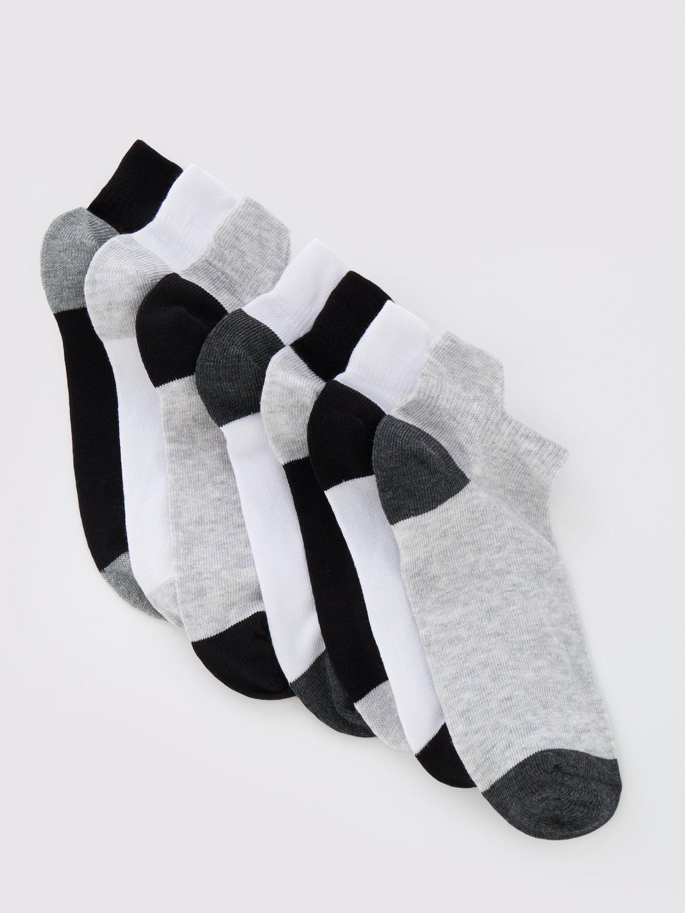 Image 3 of 3 of The Very Collection Girls 7 Pack Cotton-Rich Stretch Trainer Liners Socks - Multi